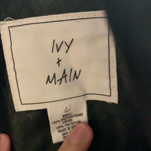 Ivy + Main Pleather Jacket from Tilly’s - Picture 3 of 4